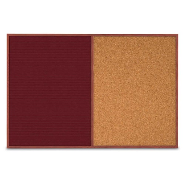 Slim Style Indoor Enclosed Corkboard, 42